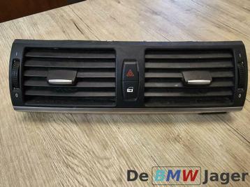 Dashboard luchtrooster midvoor zwart BMW X6 E71 E72 7161801