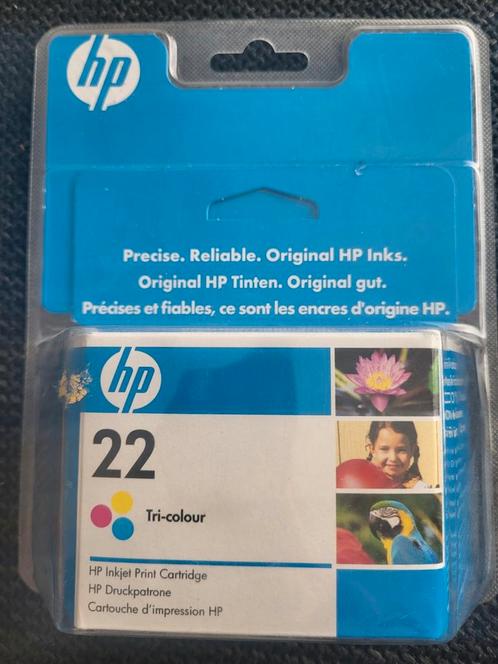 HP 22 originele drie-kleuren inktcartridge, Informatique & Logiciels, Fournitures d'imprimante, Neuf, Cartridge, Enlèvement