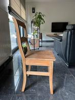 4 degelijke houten stoelen, Ophalen, Gebruikt, Hout, Landelijk