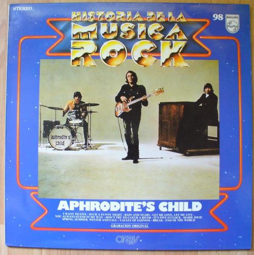 LP APHRODITE'S CHILD - HISTORIA MUSICA ROCK ROUSSOS VANGELIS, Cd's en Dvd's, Vinyl | Rock, Zo goed als nieuw, Poprock, 12 inch