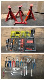 3 chandelles + étau + fraise + lot d’outils divers, Ophalen, Gebruikt