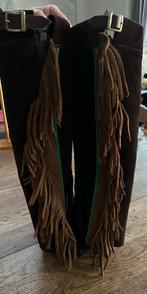 Jolies mini-chaps en suède, Dieren en Toebehoren, Ophalen, Gebruikt, Western