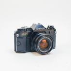 Canon AE-1 Program (black) /w 50mm f1.8 FDn [35mm kit], Spiegelreflex, Canon, Ophalen of Verzenden, Zo goed als nieuw