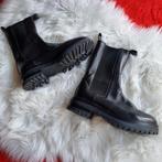 Manfield lederen chelsea boots - maat 39 - zwart - als nieuw, Ophalen of Verzenden, Zwart
