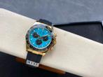Rolex Daytona verguld turkoois, Handtassen en Accessoires, Horloges | Dames, Rolex, Polshorloge, Overige materialen, Nieuw