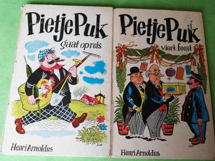 PAKKET PIETJE PUK GAAT OP REIS EN PIETJE PUK VIERT FEEST, Boeken, Kinderboeken | Jeugd | 10 tot 12 jaar, Gelezen, Ophalen