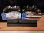 Console ps4 + 2 manettes + 8 jeux, 500 GB, Enlèvement ou Envoi, Comme neuf, Avec jeux