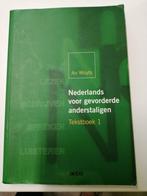 Tekstboek Nederlands voor gevorderde anderstaligen, Ophalen of Verzenden, Zo goed als nieuw, Niet van toepassing, An Wuyts