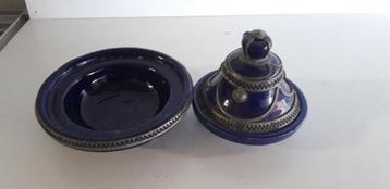 Plat à tajine et vide-poche marocain vintage, Enlèvement ou Envoi