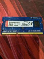 KINGSTON SODIMM RAM 4GB KVR16LS11/4, Informatique & Logiciels, Mémoire RAM, Comme neuf, 4 GB, Laptop, Enlèvement ou Envoi