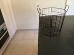 Metalen ronde opbergmanden, Huis en Inrichting, Woonaccessoires | Schalen en Manden, Ophalen, Zo goed als nieuw