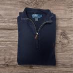Polo Ralph Lauren 1/4 zipper Zwart/blauw XL, Kleding | Heren, Truien en Vesten, Verzenden, Zwart, Ralph Lauren, Maat 56/58 (XL)