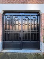 Mooie garagepoort origineel ijzer, Tuin en Terras, Ophalen, Zo goed als nieuw, IJzer