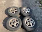 OZ Velgen 13" goudkleurig 4 X 100 met banden, Auto-onderdelen, Banden en Velgen, Ophalen, Gebruikt, 185 mm, Personenwagen