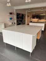 Set witte toonzaalkasten en bar meubel, Ophalen, Zo goed als nieuw