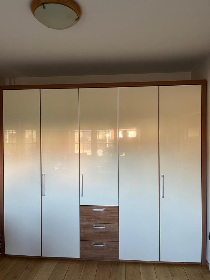 Kleerkast, Huis en Inrichting, Kasten | Kleerkasten, Zo goed als nieuw, 200 cm of meer, 200 cm of meer, 50 tot 75 cm, Met lade(s)