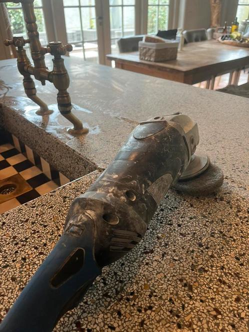 Aanrechtblad hardsteen arduin terrazzo polijsten, Antiek en Kunst, Curiosa en Brocante, Ophalen of Verzenden