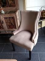 4 Prachtige landelijke eetkamerstoelen, Ophalen, Zo goed als nieuw, Stof