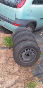 Banden velgen wielen 4x opel corsa, Auto-onderdelen, Banden en Velgen, Ophalen, Gebruikt, 155 mm, 13 inch