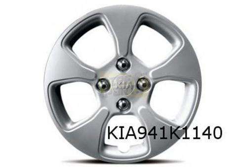Kia Picanto Wieldoppen set (4x) 14'' (zilver) Origineel! 1YF, Auto diversen, Wieldoppen, Nieuw, Verzenden