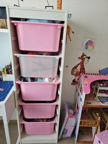 Trofast met bakken, Kinderen en Baby's, Ophalen, Gebruikt, 50 tot 70 cm, 105 cm of meer