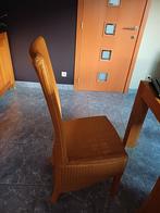 6 stoelen voor eetplaats, Huis en Inrichting, Stoelen, Ophalen, Zo goed als nieuw, Bruin, Vijf, Zes of meer stoelen