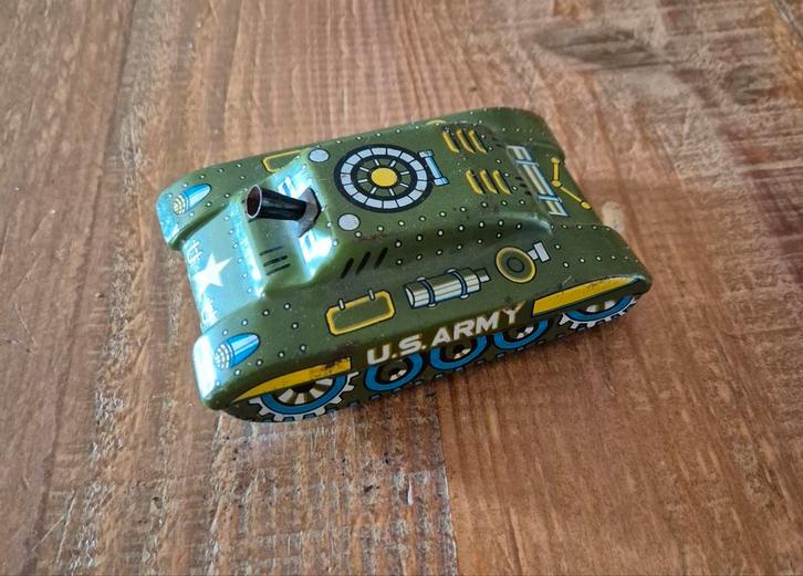Tin toy Char d'assaut/Tank US Army made in Japan, Collections, Jouets, Enlèvement ou Envoi