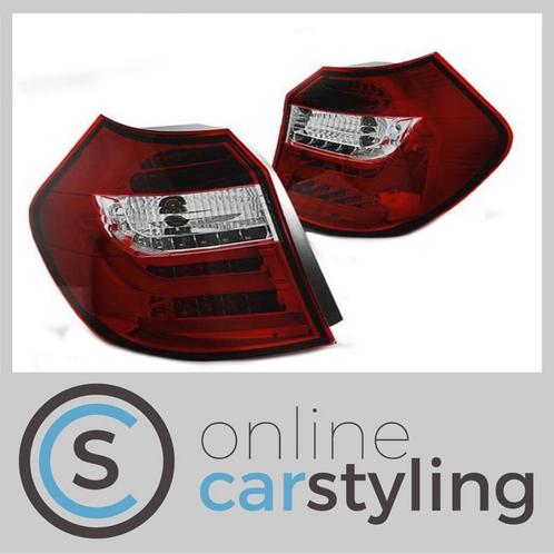 LED Achterlichten BMW 1-Serie E81 / E87 Rood Wit Lightbar De, Auto-onderdelen, Verlichting, BMW, Nieuw, Ophalen of Verzenden