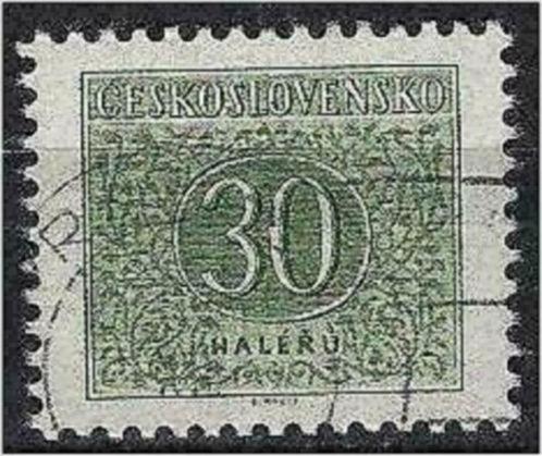 Tsjechoslowakije 1954 - Yvert 81TX - Taxzegel (ST), Timbres & Monnaies, Timbres | Europe | Autre, Affranchi, Autres pays, Envoi