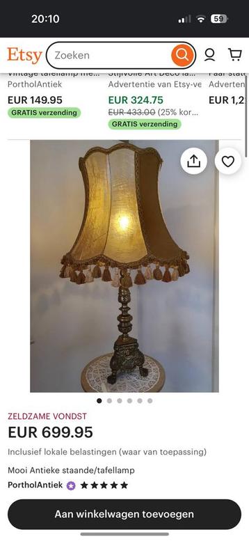 Lampe rare (Antique)