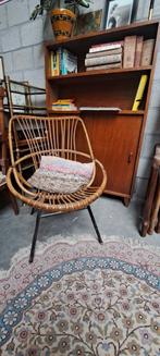 Vintage rotan stoelen ~ wisselende voorraad, Tuin en Terras, Tuinstoelen, Gebruikt, Rotan, Ophalen