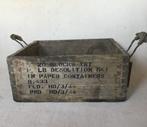 wo2 - Britse Navy kist voor 20 blokken TNT, 1944 - zeldzaam, Verzamelen, Ophalen of Verzenden, Landmacht, Kist of Geocache