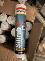 14 stuks Soudal Silirub 2 neutral, Doe-het-zelf en Bouw, Ophalen, Zo goed als nieuw