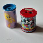 Lot de 2 taille crayons Des années passées, titi 2001, et mi, Envoi, Mickey Mouse, Utilisé, Stylo, Crayon ou Feutre