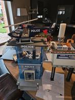 politiestation met jeep en helicopter, Kinderen en Baby's, Speelgoed | Playmobil, Gebruikt, Ophalen