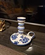 Antiek kandelaar Delft blauw, Antiquités & Art, Antiquités | Bougeoirs, Céramique ou Poterie, Enlèvement ou Envoi