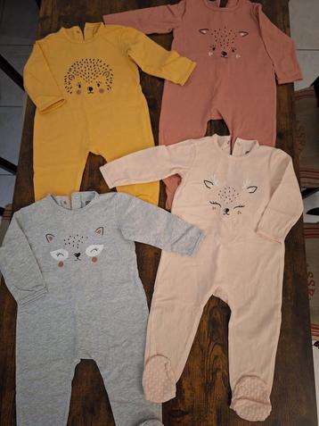 10 pyjamas manches longues 18 mois (80 cm) disponible aux enchères