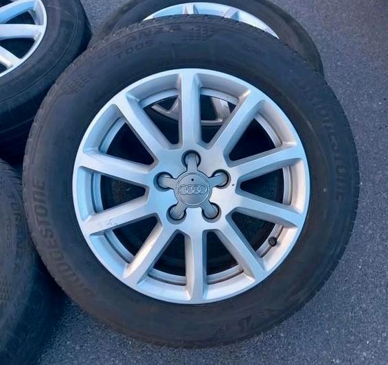Velgen alu zomerbanden Audi A4 B8 5X112 16inch ET45 5&3mm 🚘, Auto-onderdelen, Remmen en Aandrijving, Audi, Gebruikt, Ophalen