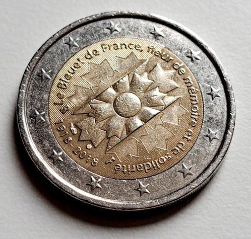 2 euro Frankrijk 2018 Korenbloem, Postzegels en Munten, Munten | Europa | Euromunten, Losse munt, 2 euro, België, Ophalen of Verzenden