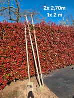 3 poteaux en acier inoxydable gratuits, Enlèvement, Utilisé