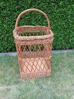grote rotan mand stokbroodmand 40 X 40 cm en hoogte 75 cm, Ophalen, Mand, Vierkant, Zo goed als nieuw