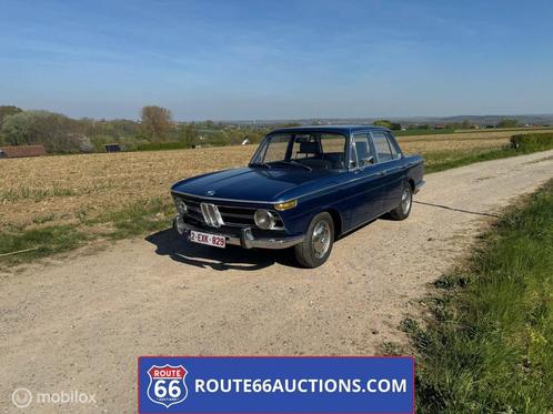 BMW 1800 1970 | Route 66 Auctions, Auto's, Oldtimers, Bedrijf, Te koop, BMW, Benzine, Berline, 2 deurs, Handgeschakeld, Blauw