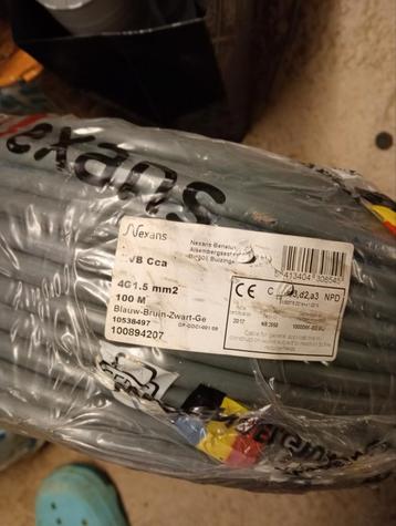 Electriciteitskabel XVB 4G 1,5mm beschikbaar voor biedingen