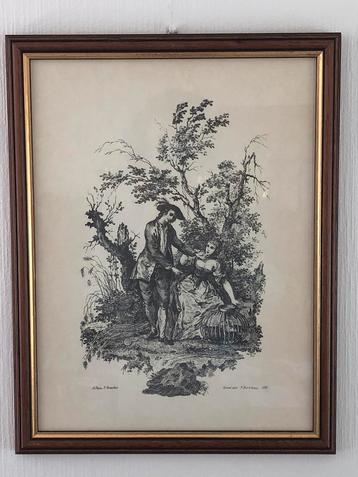 Tekening - set van 4 stuks  beschikbaar voor biedingen