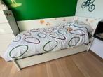 Ikea bed met onderschuifbed, Huis en Inrichting, Slaapkamer | Bedden, Ophalen, Overige materialen, Gebruikt, 90 cm