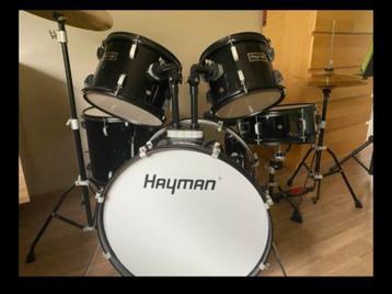 Drumstel Hayman + stoel, Musique & Instruments, Enlèvement, Utilisé, Autres marques