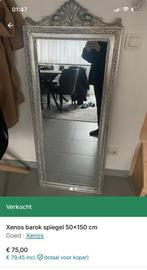 Barock spiegel, Huis en Inrichting, 100 tot 150 cm, Ophalen of Verzenden, Zo goed als nieuw, Rechthoekig