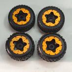 HPI Baja 5B wielen aluminium ringen (banden Rovan, LouiseRC), Enlèvement ou Envoi, Utilisé, Autres échelles, Pièce