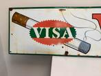 VISA emaille reclamebord XL, Verzamelen, Ophalen, Gebruikt, Reclamebord
