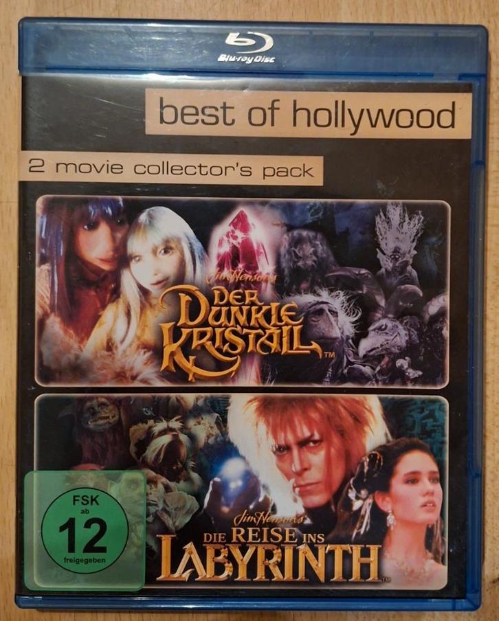 Jim Henson's Labyrinth & Dark Crystal Blu-ray (Import), CD & DVD, Blu-ray, Utilisé, Science-Fiction et Fantasy, Enlèvement ou Envoi
